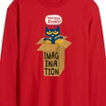 thumbnail image 2 of Pete The Cat - Pete In Imagination Box - Men's Long Sleeve T-Shirt, 2 of 5