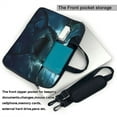 thumbnail image 2 of Lsque Undersea Shark Pattern Laptop Bag – Portable & Slim Single-Shoulder Computer Case with Adjustable Strap, Protective, Lightweight for 13”/14”/15.6” Laptops, 2 of 8