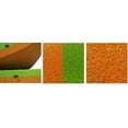 thumbnail image 3 of Rubber Dockie 18x6 ft Premium Foam Floating Water Mat Pad (Green & Orange), 3 of 9