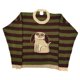 thumbnail image 1 of Jersey para mujer Y2K, jersey de lana de punto Vintage, jersey de cuello redondo, cuello alto, cuello alto, camiseta de ropa de manga larga, 1 of 2