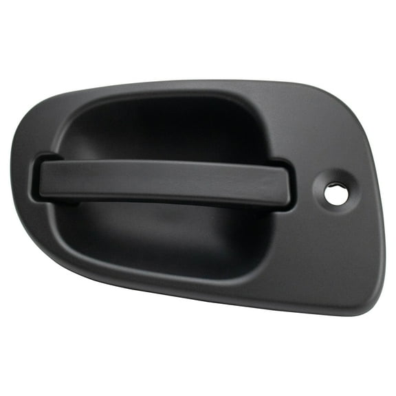 TRQ Front Metal Exterior Door Handle Black LH Side for Freightliner Cascadia DHA37782