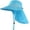 Aqua Blue, variant on Minzimin Home Prefer Outdoor UPF50  Sun Hat Wide Brim Mesh Fishing Hat with Neck Flap