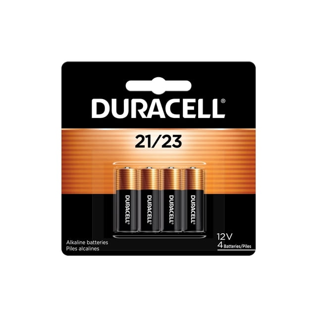 Batería alcalina Duracell 21/23 12 V, paquete de 4 unidades para dispositivos