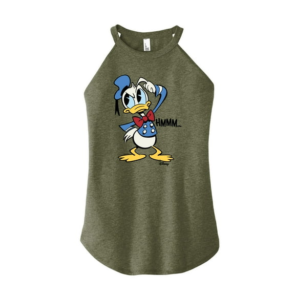 Disney - Donald Duck - HMMM... - Juniors High Neck Tank Top