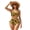 Sunflower Leopard, variant on Xoenoiee Colorful Butterfly Print Women High Waisted Bikini Sets V Neck Tummy Control Swimsuits Two Piece Drawstring Bathing Suit Twist Front Swimwear Plus Size, Size XS