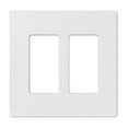 thumbnail image 7 of Hyper Tough Screwless Double Rocker Wallplate, Fits Two Switches or Outlets, Snaps in Place for a Seamless Look, Impact Resistant, Matte Finish, White, 7 of 7