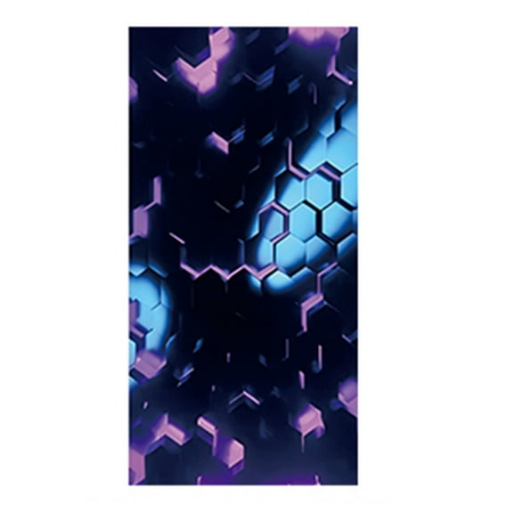 yaaqii for Honeycomb Car B-pillar Waterproof Decal DIY Door Pillar Sticker