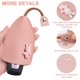 thumbnail image 3 of Funda de cuero para llave de coche, prenda impermeable portátil de gran capacidad, 2 uds., 3 of 5