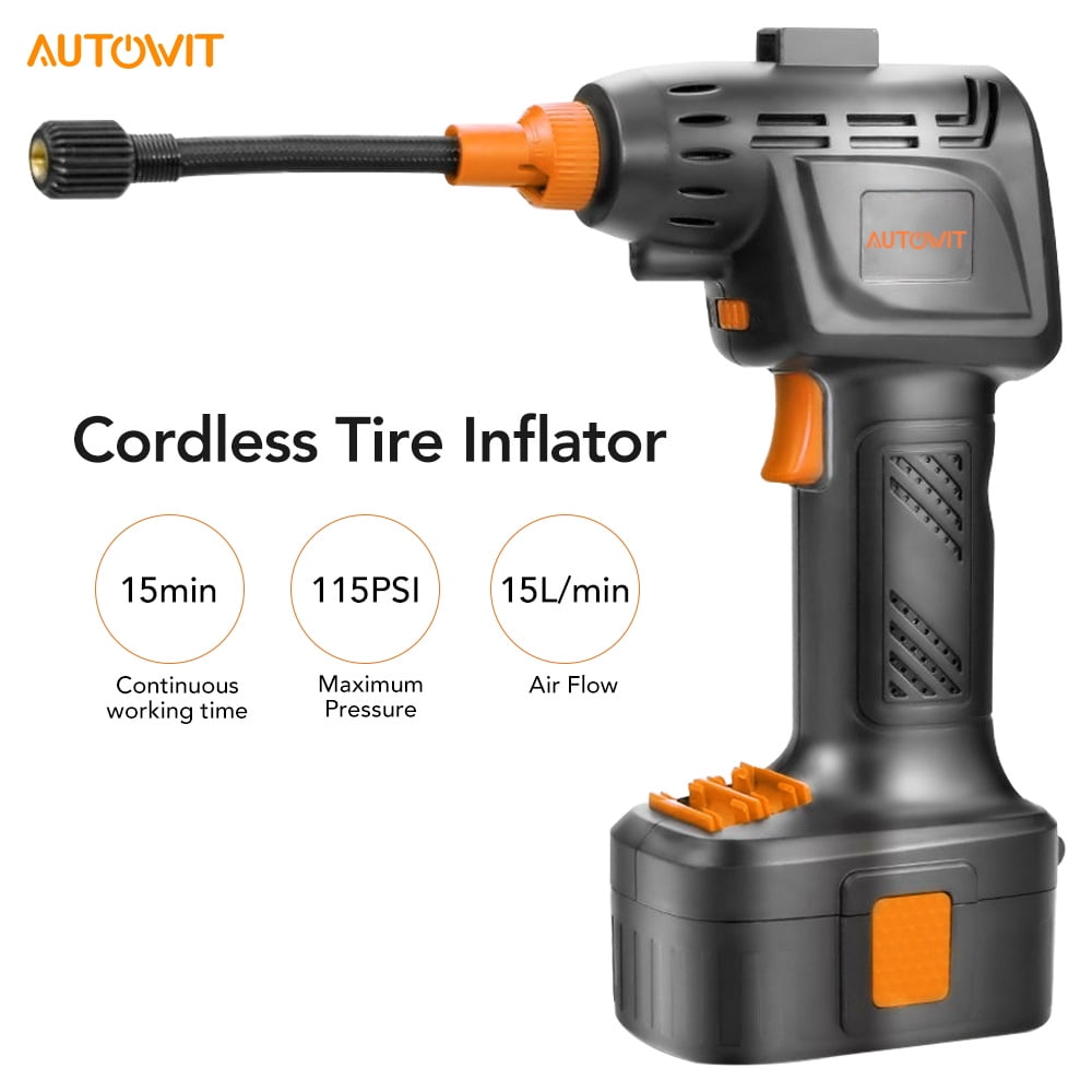 Autowit Cordless Tire Inflator Portable Handheld Air Compressor