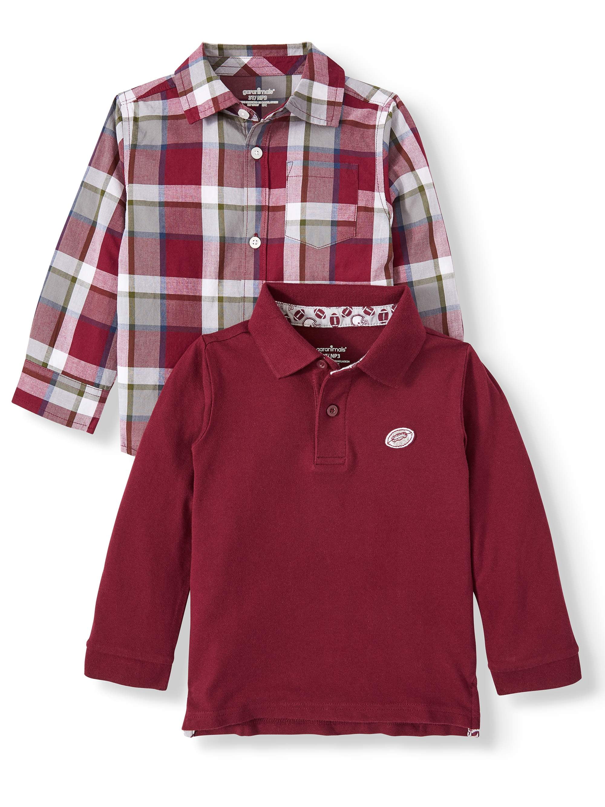plaid polo