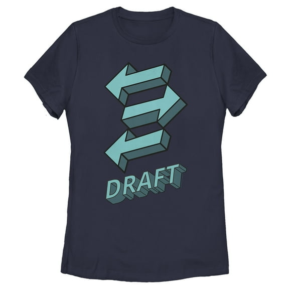Women's Magic: The Gathering Draft Arrows Graphic Tee Navy Blue Small