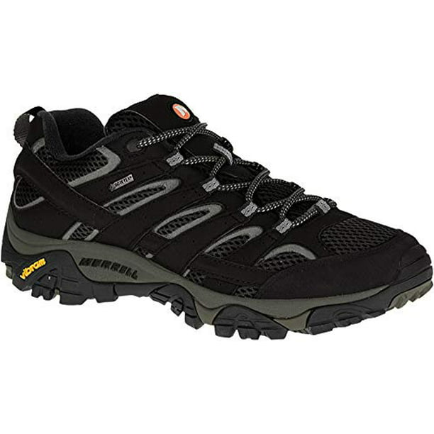 Merrell Men's Moab 2 GTX Low Rise Hiking Boots, Black/Black, 10 US -