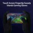 thumbnail image 4 of Gaming Grip Gloves for Sweaty Hands Two finger Touch High Sensitivity Breathable Sensitive Fingertips Gloves for Men and Women, 4 of 8