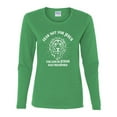 thumbnail image 2 of Wild Bobby Fear Not For Jesus The Lion Of Judah Has Triumphed Inspirational/Christian Women Graphic Long Sleeve Tee, Kelly, Small, 2 of 5