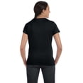 thumbnail image 2 of Hanes Womens 100% Ringspun Cotton Nano-T T-Shirt SL04 (10 PACK), 2 of 2