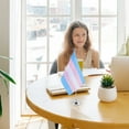 thumbnail image 4 of 1 Set Homosexual Table Flag Rainbows Pride Table Desk Flag with Stand Base Table Desk Flag Ornament, 4 of 6