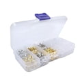 thumbnail image 2 of Agiferg Silica Gel Transparent Ear Plug Ear Stud Plug Box 1080pc, 2 of 9