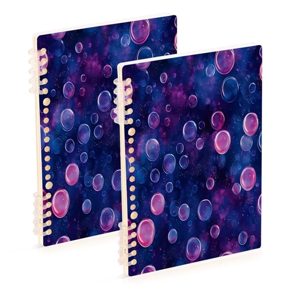 Notebook 8.3x5.7x0.4 Inch One Sizex1 Journey Note Diary Hardcover Notebook 60 Pages,80g Paper Writing Smooth and Not Easy to Break Color Bubble Pattern