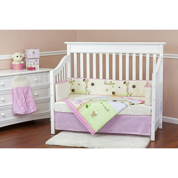 Dream On Me Jungle Friends 3 Piece Reversible Crib Bedding Set Size Full Com Dream On Me Jungle Friends 3 Piece, Dream On Me Crib Bedding