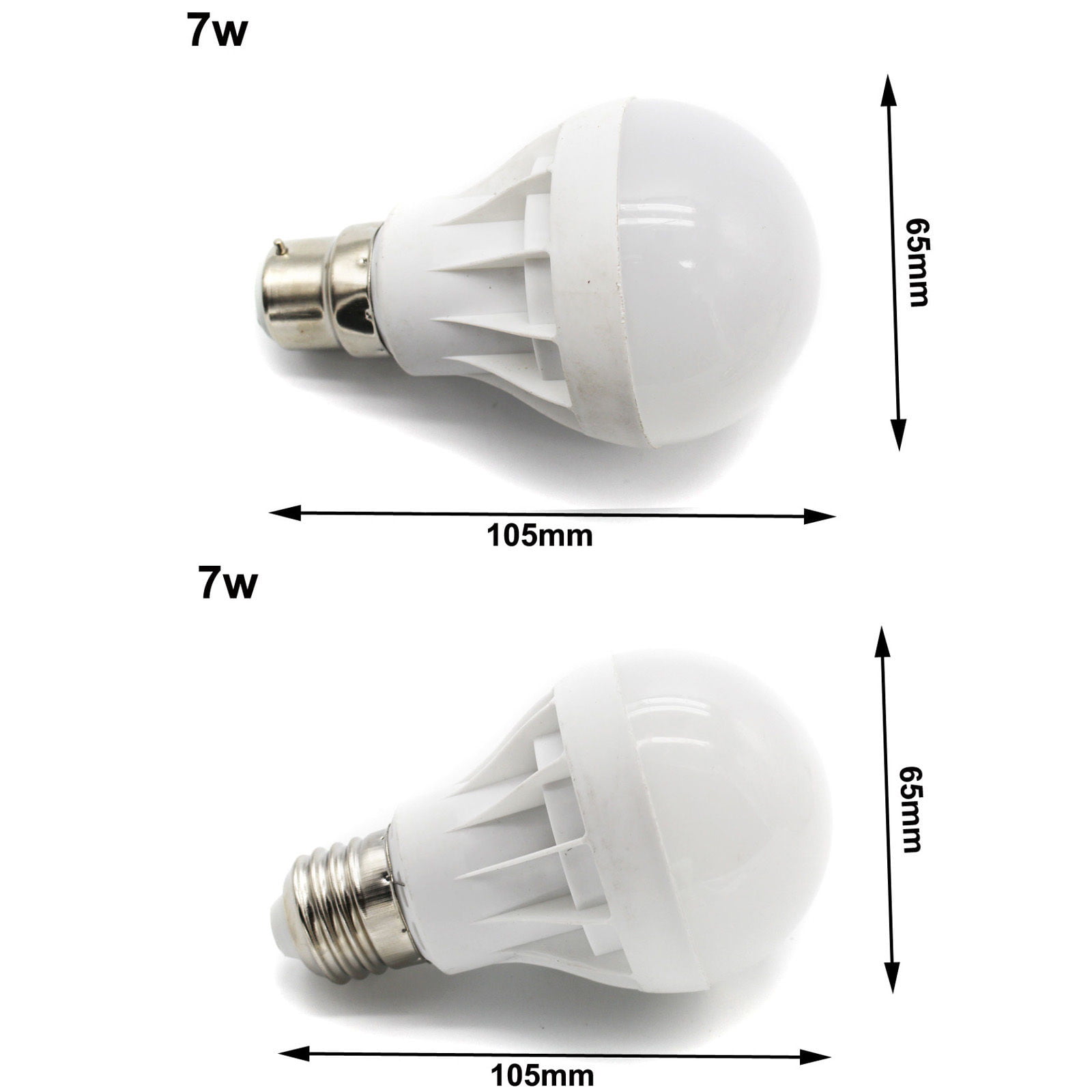 15W Warm White Lamp 220V Energy Saving DO E27 LED Globe Bulb Light 3W 