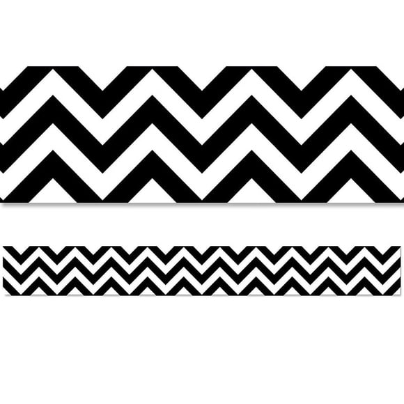CREATIVE TEACHING PRESS (3 PK) BLACK CHEVRON BORDER