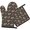 Pioneer Flower Floral Print Pattern, variant on Pioneer Flower Floral Print Pattern 1-Pack Oven Mitts Set, Heat Resistant Kitchen Gloves, 7.7" X 12"