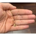 thumbnail image 2 of 18 kt yellow gold polish and cut out butterfly pendant( 0.30 x 0.25  inch), 2 of 4