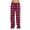Pink, variant on TQWQT Hot Pink Buffalo Plaid Pants Women Wide Leg Casual Comfy Buffalo Plaid Red Buffalo Plaid Pants Flannel Christmas Unisex Pajama Pants Cute Sleep Pj Bottoms Hot Pink 3XL