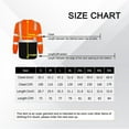 thumbnail image 6 of TCCFCCT Safety Shirts for Men Reflective Class 3 Long Sleeves High Visibility Shirts, Hi Vis Shirts for Men Women, Construction Work Shirts with Black Bottom, Durable, Breathable, CX-Orange S 3pcs, 6 of 6