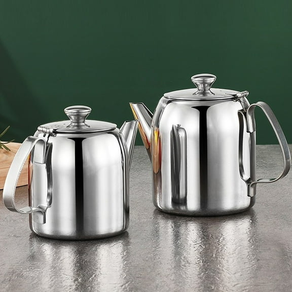 TEHAUX  Teapots with Strainer Stainless Steel Kettle Travel