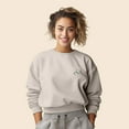 thumbnail image 4 of Dalix Spooke-a-Latte Ghost Sweatshirt Embroidered Coffee Fleece Long Sleeve Womens in Bone 2XL XX-Large, 4 of 5