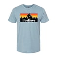 thumbnail image 2 of Wild Bobby I Believe Funny Retro Bigfoot Sasquatch Conspiracy Outdoor Hiking - Pop Culture Men Premium Tri Blend Tee, 2 of 6