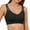 AB12 Black, variant on Wireless Padded Bra With Bunny Ear Straps For Womens Seamless Shaping Bras For Everyday Comfort