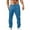 Blue, variant on Men's Casual Pants Men's Spring and Summer All-Season Hop Breathable Loose Casual Sports Pants Brown M