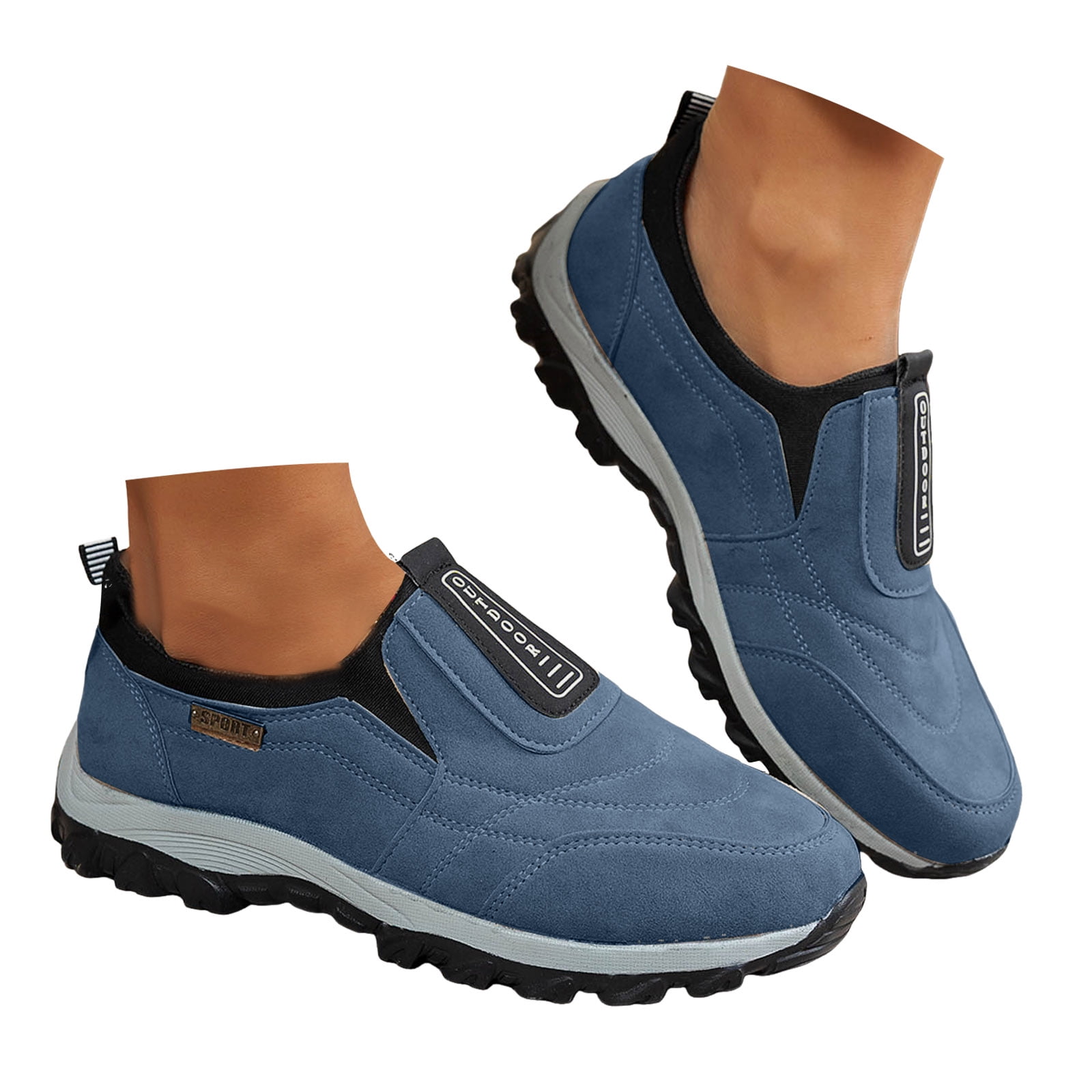 YLYL Men Women Orthopedic Sneakers Arch Support Non-Slip Outdoor Walking Hiking Shoes