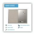thumbnail image 6 of MasterVision MX04331608 24 in. x 18 in. Gray MDF Wood Frame Designer Combo Fabric Bulletin/Dry Erase Board - Multicolor/Gray, 6 of 9