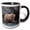 Black/White, variant on 3drose, a Brown Bear Looking for Food at Low Tide, Muir Inlet, Glacier Bay., 11oz Mug