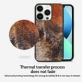 thumbnail image 3 of RSMTCI Protective Retro Red Rusty Phone Case for iPhone XR 7 8 SE 11 12 13 Mini 13 14 15 16 Pro Max for iPhone Case, Black, 3 of 6