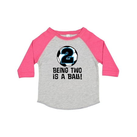 

Inktastic Soccer 2nd Birthday Sports Party Gift Toddler Boy Girl T-Shirt