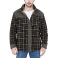 thumbnail image 5 of Niumike Outdoor Casual Vintage Long Sleeve Plaid Flannel Button Down Shirt Jacket for Men, 5 of 7