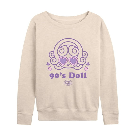 Polly Pocket - 90S Doll Polly Pocket - Women's French Terry Long Sleeve Shirt