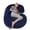 Dark Blue, variant on Pregnancy Pillows, Soft U-Shape Maternity Pillow with Removable Cover - Full Body Pillows for Adults Sleeping - Pregnancy Must Haves - Jumbo 51 Inch - Bright Blue