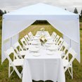 thumbnail image 3 of Zimtown 10'x 20' Pop-up Carpa para Fiestas Cenador para Bodas con Dosel y 6 Paredes, 3 of 9