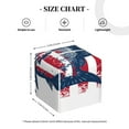 thumbnail image 4 of Fuzoiu bass fish with the USA flag Print Tissue Box Cover Holder, Square Leather Tissue Box,PU Leather Decorative Organizer for Tabletop, Bathroom, Car, Office, 4 of 7