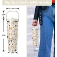 thumbnail image 2 of Cat Gifts Cup for Women Girls, 30oz Tumbler with Top Handle and Flip Straw, Stainless Steel Insulated Mug Water Bottle, Cute Cats Lover Birthday Gift Idea for Him Her, 2 of 6