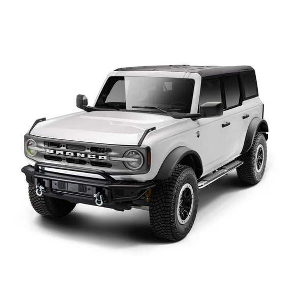 Ionic by RealTruck 4" Curved Stainless Nerf Bars Compatible with 2021-2024 Ford Bronco 4-Door