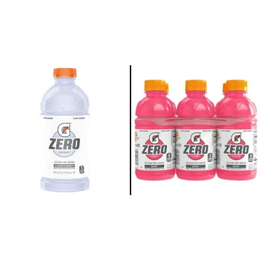 Gatorade Zero Glacier Cherry 28 oz & Gatorade Zero Berry 6 pk Bottles 12 oz