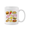 thumbnail image 2 of Junk Food Doodles Mug Unisex's -Image by Shutterstock, 2 of 4