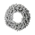 thumbnail image 2 of LmnLft Christmas Velvet Flower Ring Wreath, 45CM Front Door Decoration, Winter Holiday Indoor Outdoor Home Decor, Festive Christmas Front Door Wreath, 2 of 8
