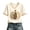 Beige #30, variant on Game Day Outfits for Women Short Sleeve V Neck Football Season Soft Tops Autumn Pumpkin Workout Cute Casual Travel Blouses Ginger S